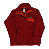 Snap T Patagonia Fleece 1/4 Zip - Medium Red Polyester
