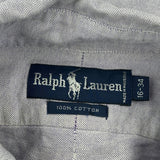 Ralph Lauren Shirt - Large Gray Cotton