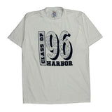 Class Of 96 Harbor Jerzees Single Stitch T-Shirt - Large White Cotton