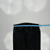 Levis 505 Jeans - 38W 30L Black Cotton