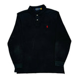 Polo By Ralph Lauren Long Sleeve Polo Shirt - XL Black Cotton