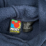 Mickey Unlimited Cartoon Hoodie - Large Navy Polyester