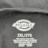 Dickies T-Shirt - 2XL Gray Cotton