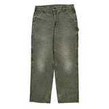 Carhartt Cargo Carpenter Trousers - 36W 32L Green Cotton