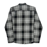 Oakley Checked Flannel Shirt - XL Gray Cotton