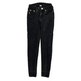 True Religion Skinny Jeans - 24W UK 2 Black Cotton Blend