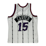 Toronto Raptors Mitchell & Ness #15 Carter Jersey - XL White Polyester