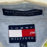 Tommy Hilfiger Polka Dot Shirt - Small Cream Cotton