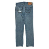 501 Levis Jeans - 33W 34L Light Wash Cotton