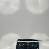 True Religion Contrast Stitch Jeans - 28W US 2 Blue Cotton