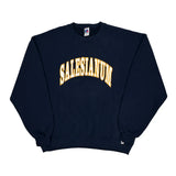 Made In USA Russell Athletic Salesianum Sweatshirt - XL Navy Cotton