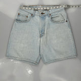 Levis Denim Shorts - 28W 8L Light Wash Cotton
