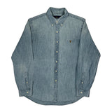 Ralph Lauren Denim Shirt - Large Light Wash Cotton
