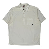 Patagonia Polo Shirt - 2XL White Cotton