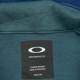 Oakley Jacket - Large Blue Polyester