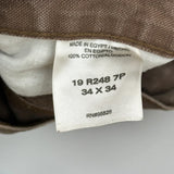 Schmidt Carpenter Pants - 38W 34L Brown Cotton