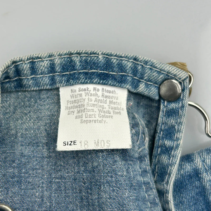 Age 18 Oshkosh Dungarees - Small Blue Denim