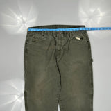 Dickies Carpenter Trousers - 36W 30L Grey Cotton