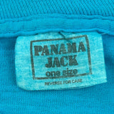 1997 Rat Ride Panama Jack Single Stitch T-Shirt - Large Blue Cotton