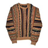 Unbranded Striped Sweater - Large Multicoloured Cotton