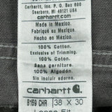 Carhartt Cargo Carpenter Trousers - 38W 30L Grey Cotton