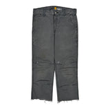 Carhartt Trousers - 32W 24L Grey Cotton