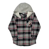 Age 10-12 Carhartt Checked Flannel Shirt - Medium Black Cotton