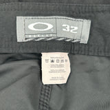 Oakley Cargo Shorts - 32W 11L Black Polyester
