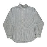 Ralph Lauren Striped Shirt - 2XL Blue Cotton