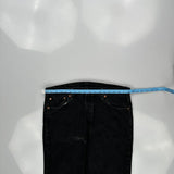 501 Levis Jeans - 35W 31L Black Cotton