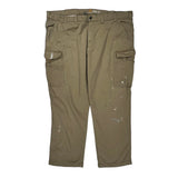 Carhartt Cargo Trousers - 44W 28L Khaki Cotton