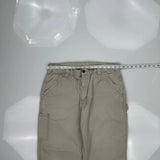 Carhartt Double Knee Carpenter Pants - 34W 30L Gray Cotton