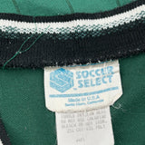 1980S Made In California Soccer Select Football Shirt - Medium Green Polyester