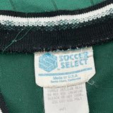 1980S Made In California Soccer Select Football Shirt - Medium Green Polyester