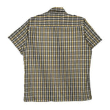 Ecko Unltd Checked Short Sleeve Shirt - Large Yellow Cotton