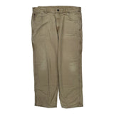 Carhartt Double Knee Carpenter Pants - 38W 30L Beige Cotton