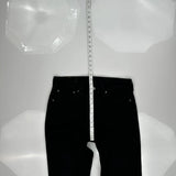 Levis 501 Jeans - 33W 32L Black Cotton