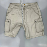Carhartt Cargo Shorts - 37W 10L Beige Cotton