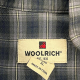 Woolrich Checked Shirt - XL Grey Cotton