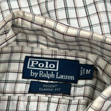 Polo By Ralph Lauren Checked Shirt - Medium Cream Cotton