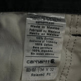 Carhartt Carpenter Pants - 34W 32L Black Cotton
