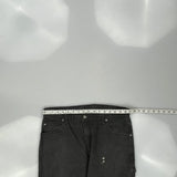 Dickies Carpenter Trousers - 34W 31L Black Cotton