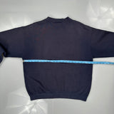 USA Ncc College Sweatshirt - Medium Navy Cotton