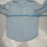 Wrangler Denim Shirt - XL Light Wash Cotton