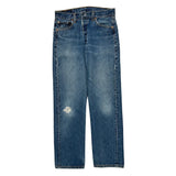 501 Levis Jeans - 29W 30L Blue Cotton