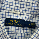 Polo By Ralph Lauren Checked Shirt - Medium Blue Cotton