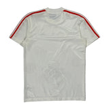 Three Stripes On Shoulders Adidas Football Shirt - Small Red Polyester