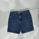 Lee Denim Shorts - 34W UK 14 Blue Denim