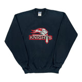 Knights Gildan Graphic Sweatshirt - Medium Black Cotton Blend