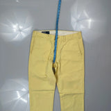 Polo By Ralph Lauren Chinos - 34W 30L Yellow Cotton